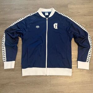 UNCG Spartans Track Jacket XL Arena Diamond Logo Taping Collegiate Streetwear